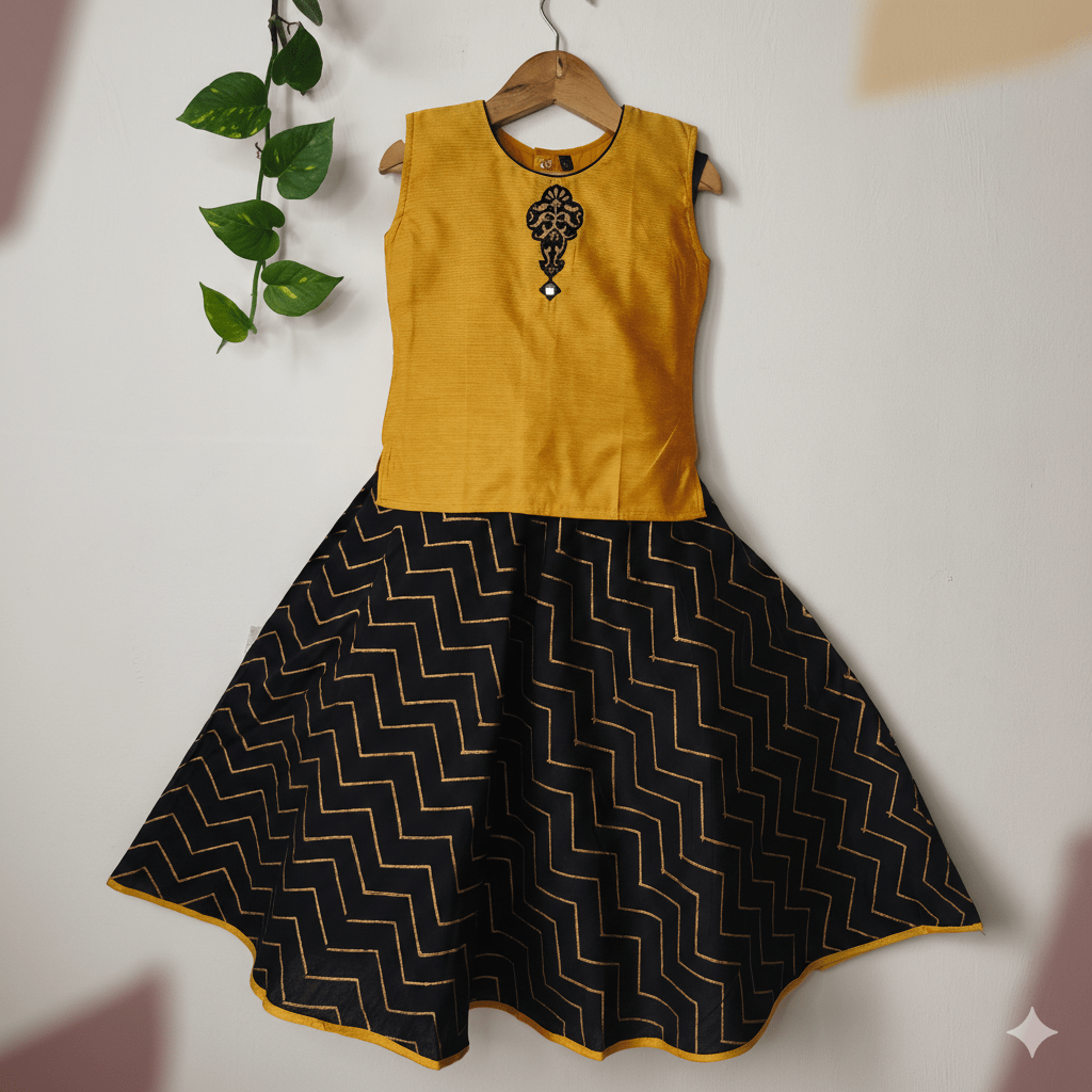 Kids Top and Skirt