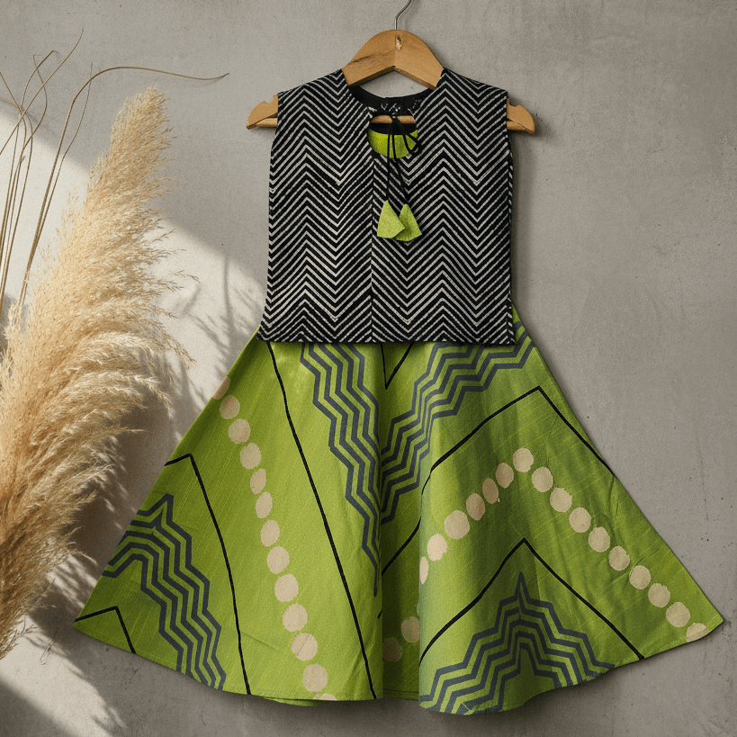 Kids Top and Skirt