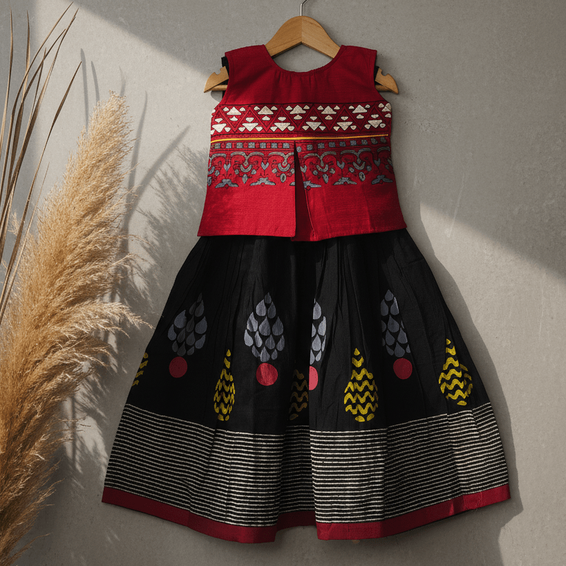 Kids Top and Skirt