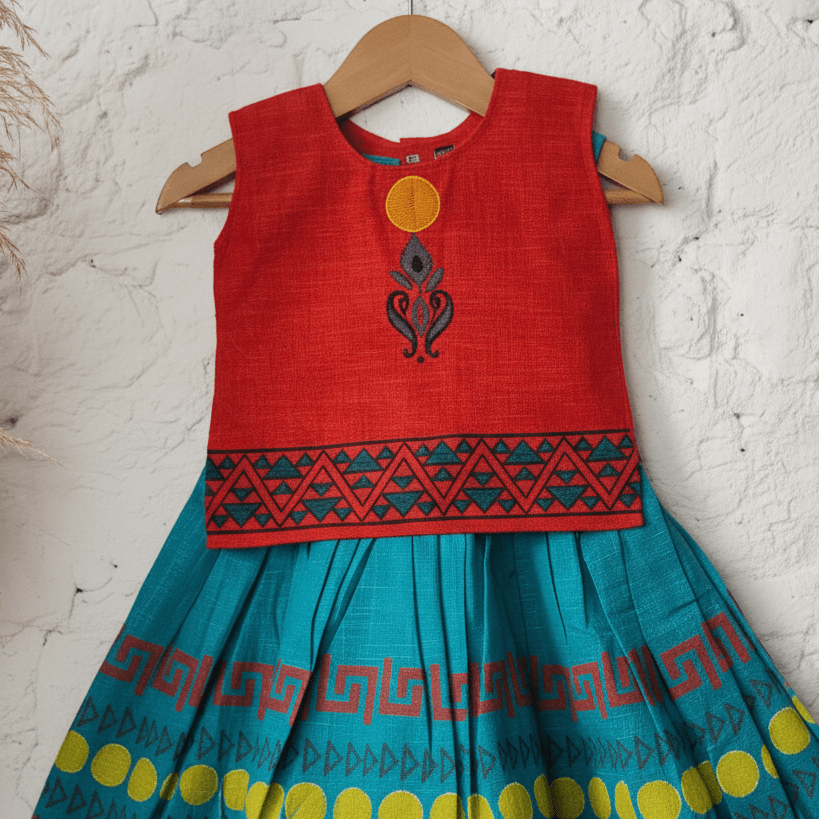 Kids Top and Skirt