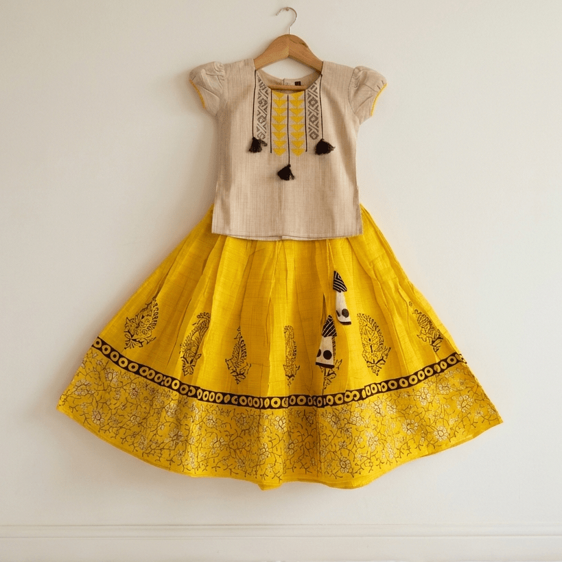 Kids Top and Skirt