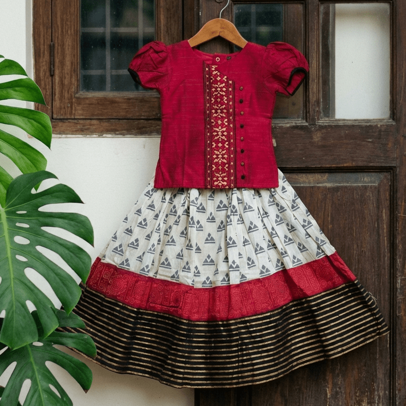 Kids Top and Skirt