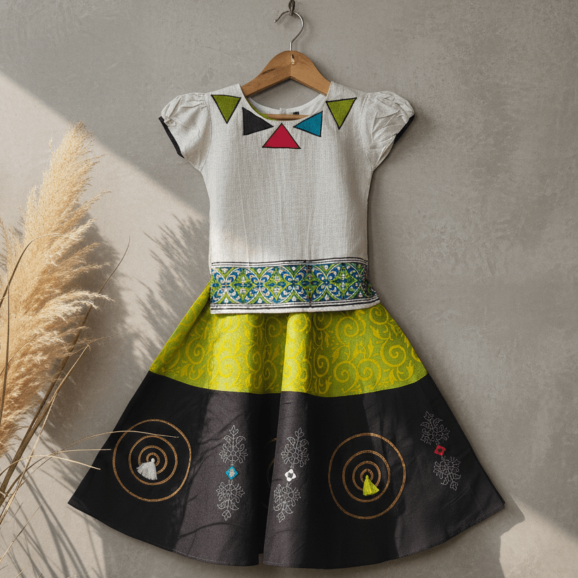 Kids Top and Skirt